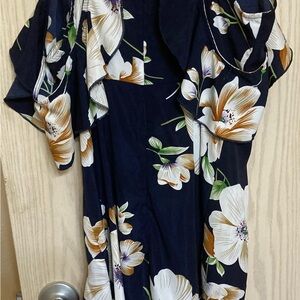 Floral Navy Dress